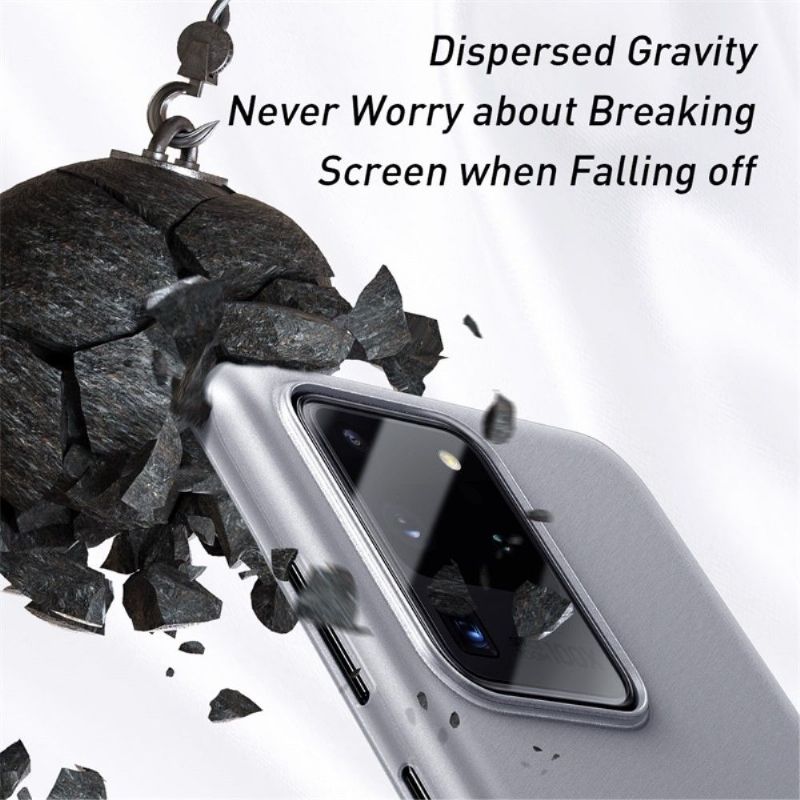 Kryt Na Samsung Galaxy S20 Ultra Thin Fit - Tenká Poloprůhledná Bílá