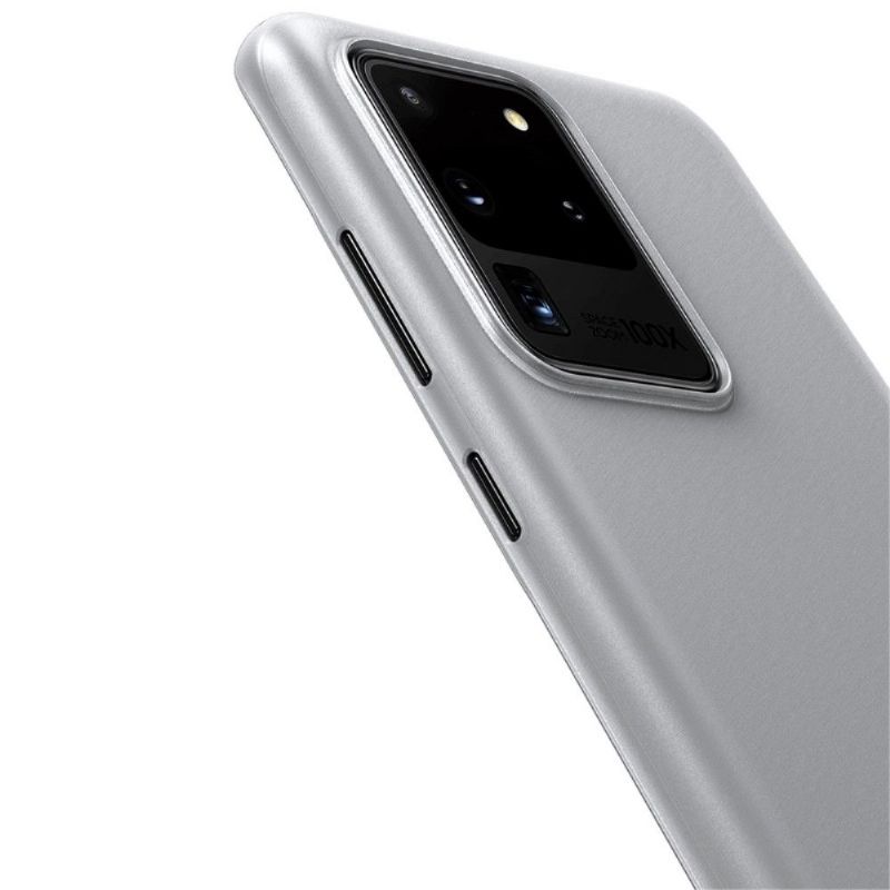 Kryt Na Samsung Galaxy S20 Ultra Thin Fit - Tenká Poloprůhledná Bílá