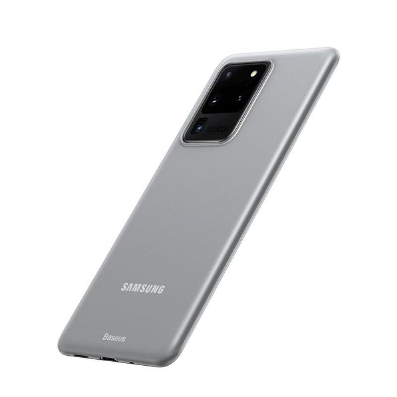 Kryt Na Samsung Galaxy S20 Ultra Thin Fit - Tenká Poloprůhledná Bílá