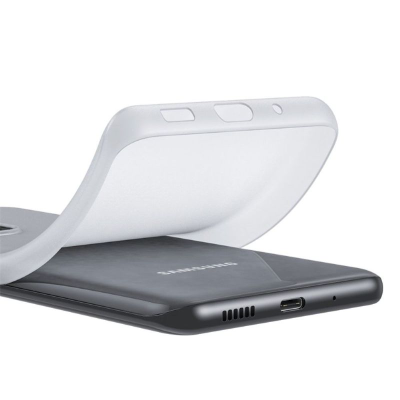 Kryt Na Samsung Galaxy S20 Ultra Thin Fit - Tenká Poloprůhledná Bílá