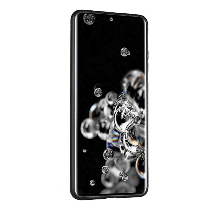 Kryty Na Mobil Na Samsung Galaxy S20 Ultra Kožený Držák Karty S Efekty