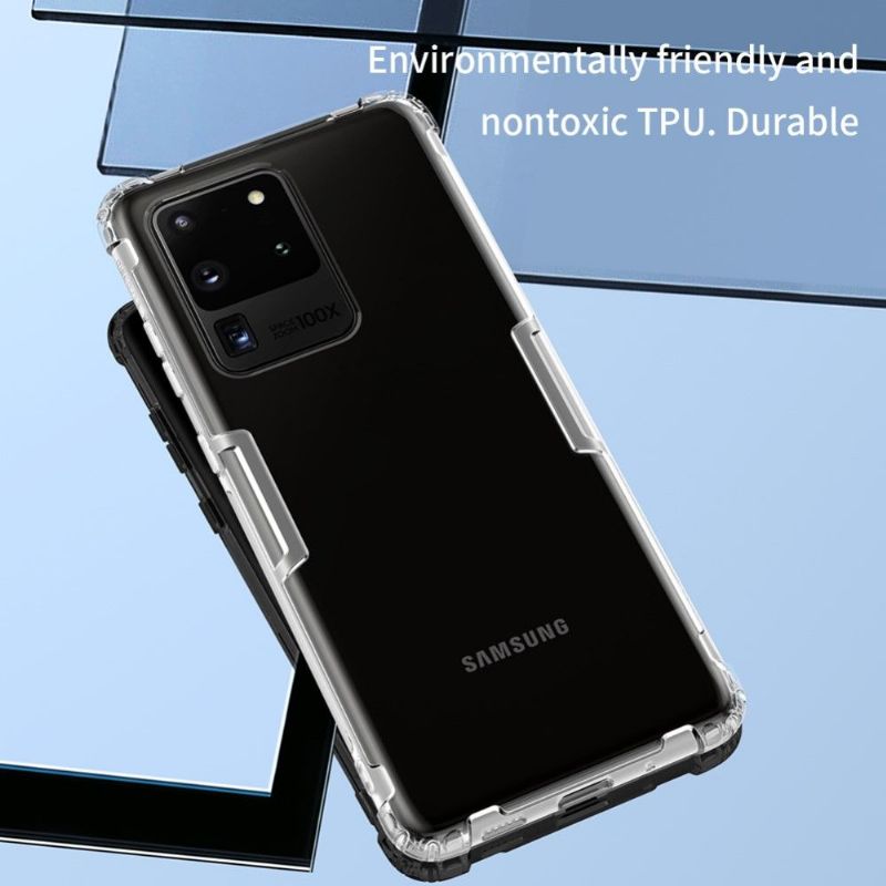 Kryty Na Mobil Na Samsung Galaxy S20 Ultra Přírodní Nillkin Vyztužené Rohy