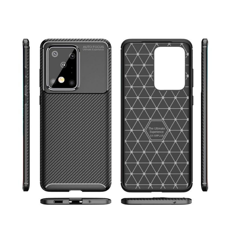 Kryty Na Mobil Na Samsung Galaxy S20 Ultra Styl Uhlíkových Vláken