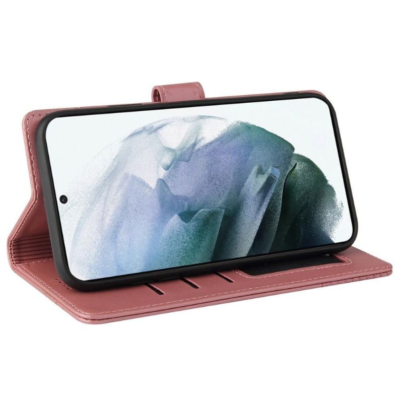Flipové Pouzdro Na Samsung Galaxy S22 5G Držák Karet Řady 009