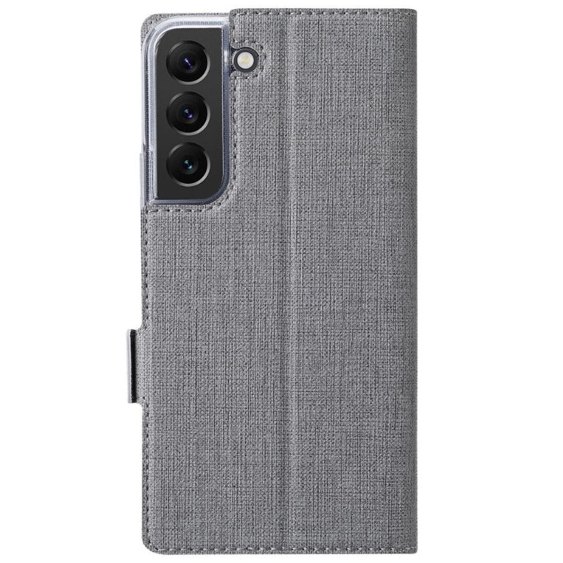 Flipové Pouzdro Na Samsung Galaxy S22 5G Funkce Podpory Rovnátek