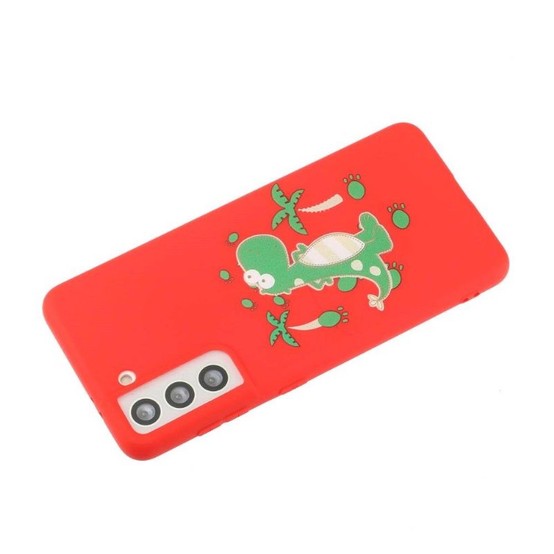 Kryt Na Samsung Galaxy S22 5G Na Lana Ilustrace Dinosaura