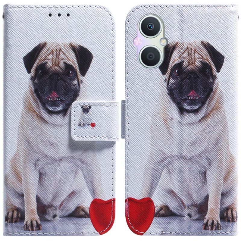 Flipové Pouzdro Na Oppo Reno 8 Lite Mops Pes