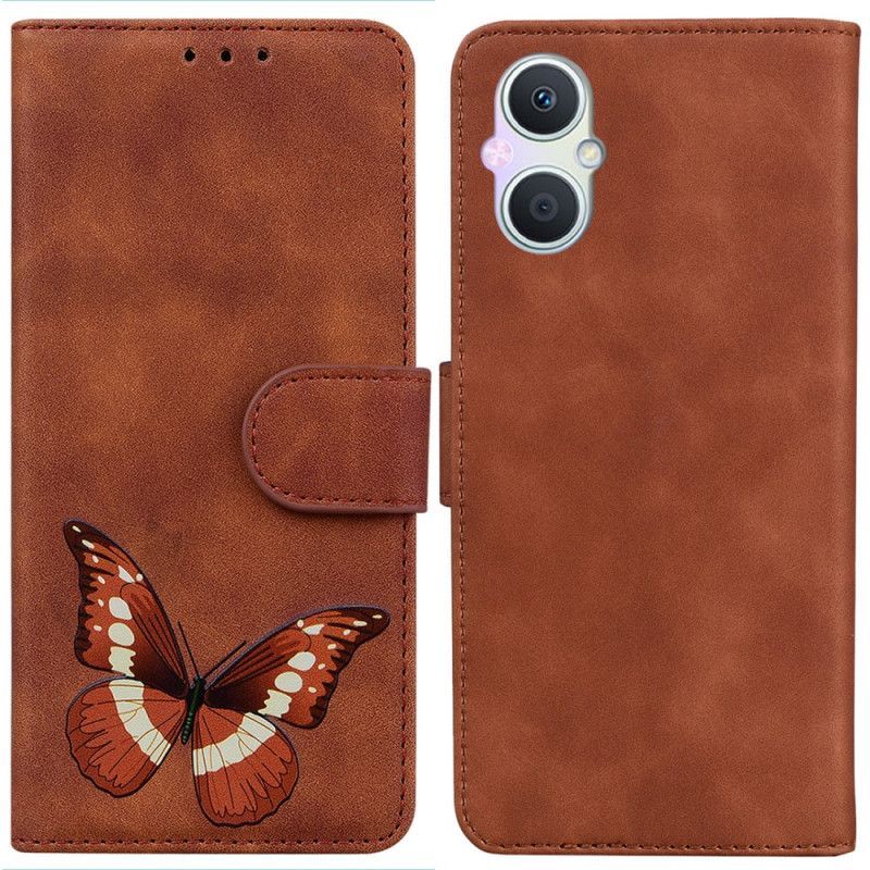 Flipové Pouzdro Na Oppo Reno 8 Lite Motýl