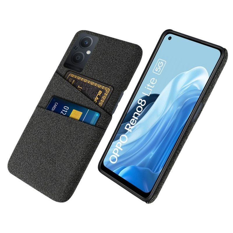 Kryt Na Oppo Reno 8 Lite Tkanina Držáku Karet
