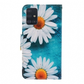 Flipové Pouzdro Na Samsung Galaxy A71 Na Lana Daisy