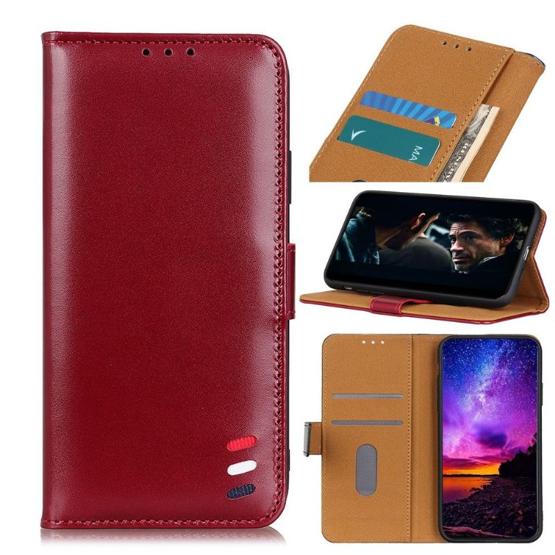 Flipové Pouzdro Na Samsung Galaxy A71 Melodie Z Imitace Kůže