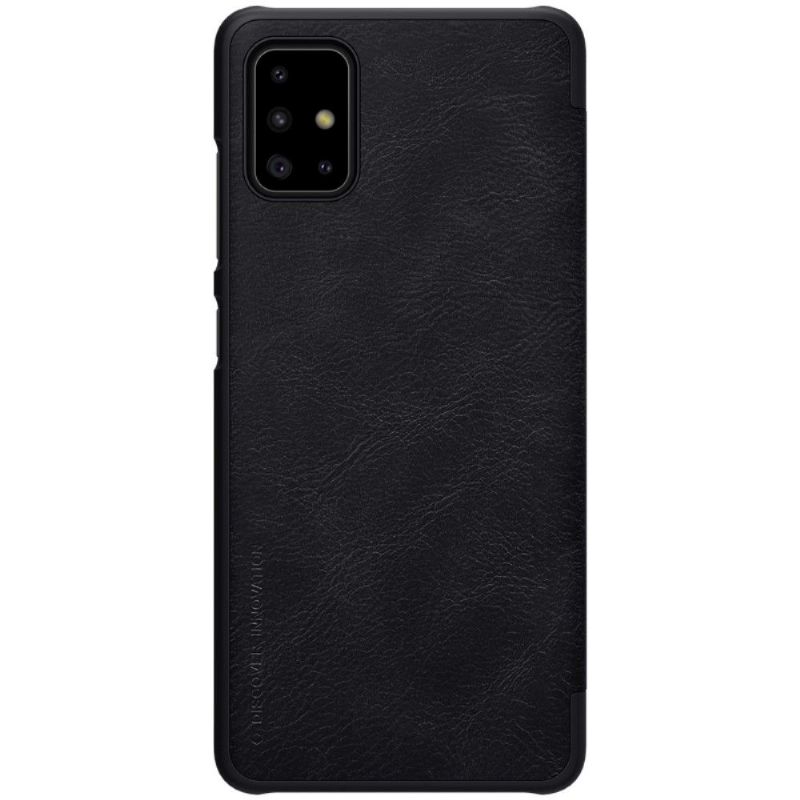 Flipové Pouzdro Na Samsung Galaxy A71 Potah Nillkin Z Umělé Kůže - Černý