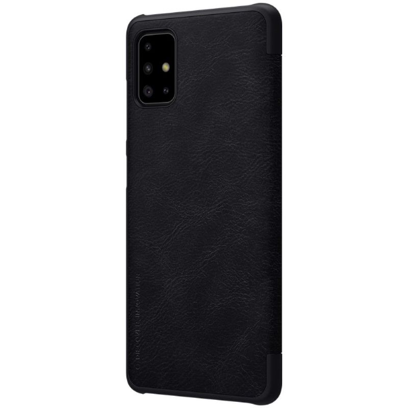 Flipové Pouzdro Na Samsung Galaxy A71 Potah Nillkin Z Umělé Kůže - Černý