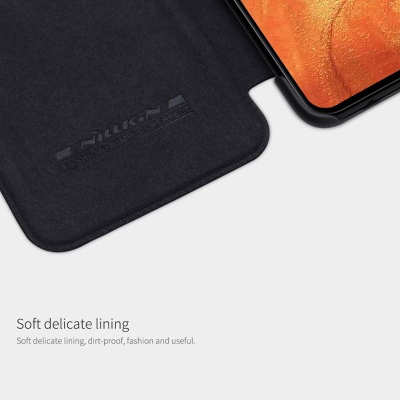 Flipové Pouzdro Na Samsung Galaxy A71 Potah Nillkin Z Umělé Kůže - Černý