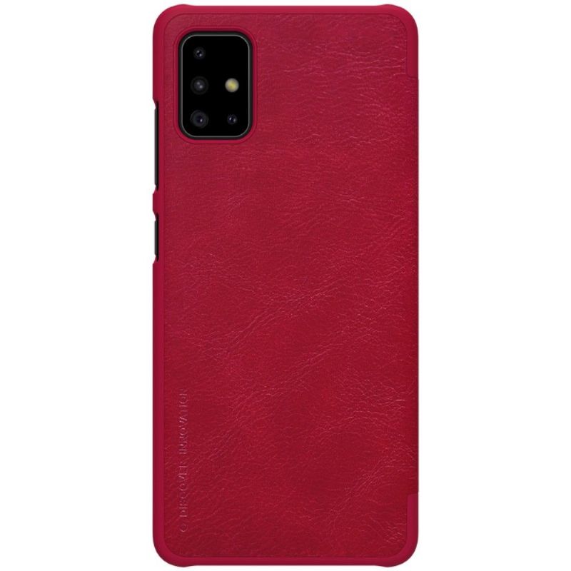 Flipové Pouzdro Na Samsung Galaxy A71 Potah Nillkin Z Umělé Kůže - Červený