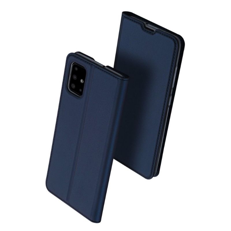 Flipové Pouzdro Na Samsung Galaxy A71 Saténový Povlak