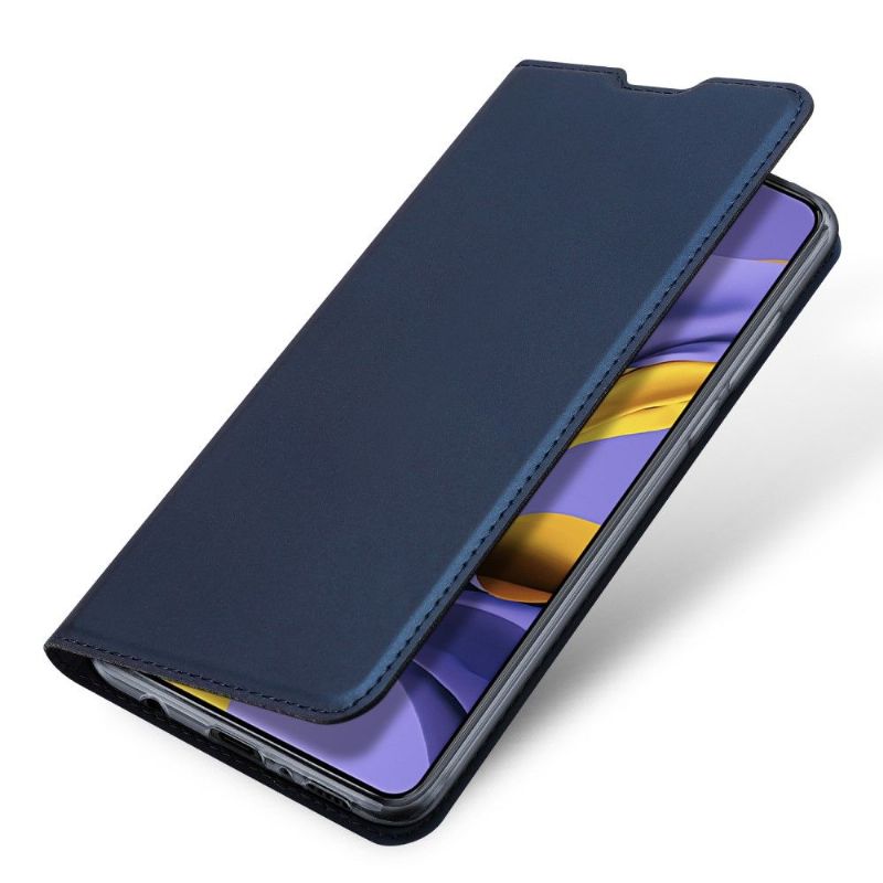 Flipové Pouzdro Na Samsung Galaxy A71 Saténový Povlak