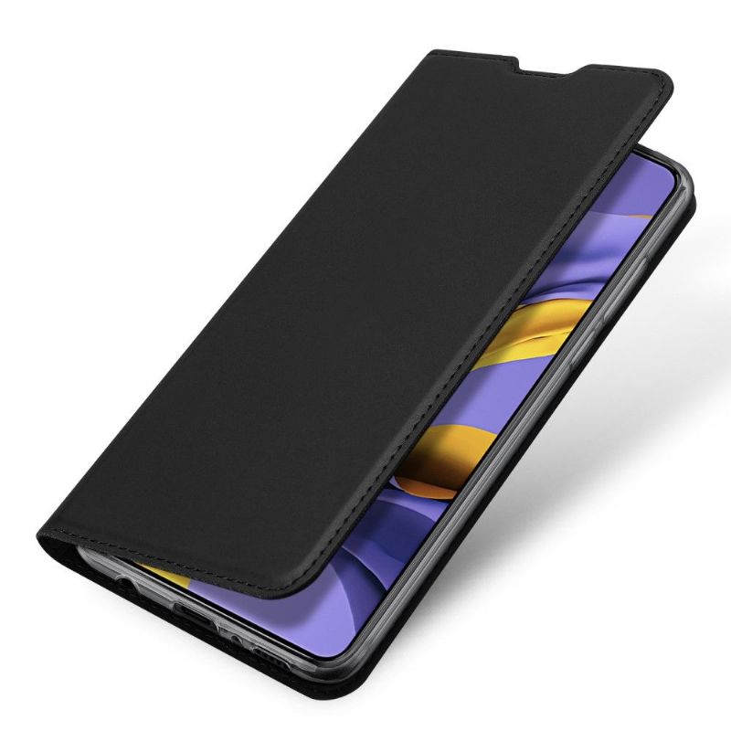 Flipové Pouzdro Na Samsung Galaxy A71 Saténový Povlak