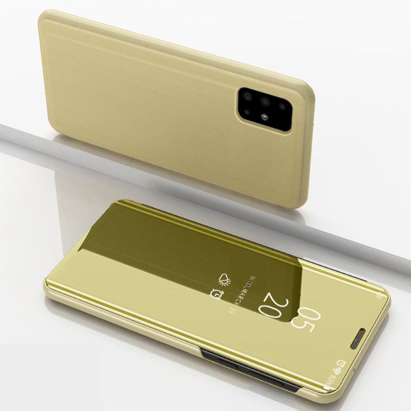Kryt Na Samsung Galaxy A71 Flipové Pouzdro Zrcadlový Efekt