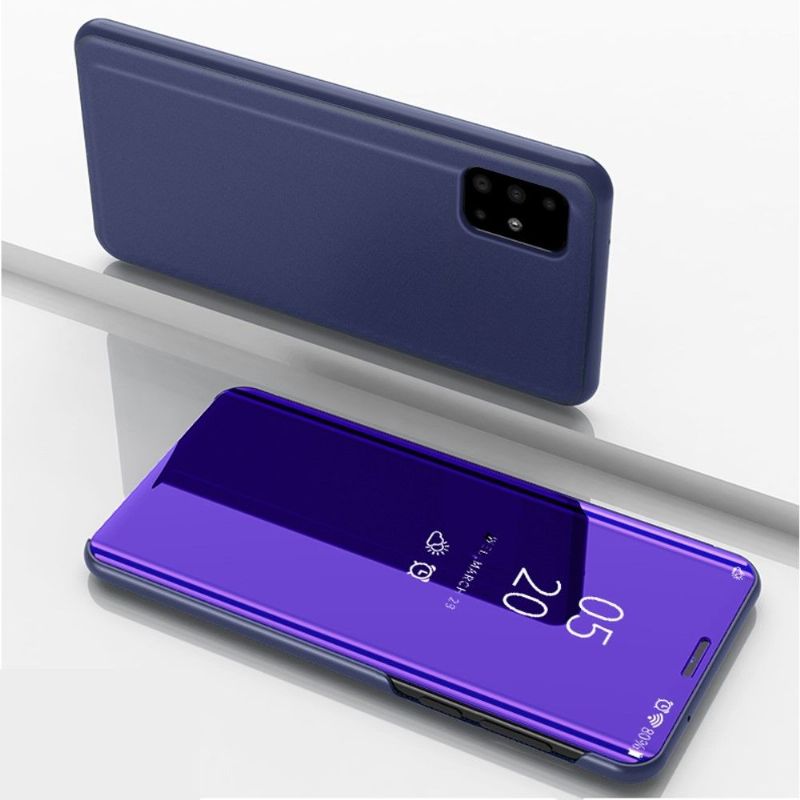 Kryt Na Samsung Galaxy A71 Flipové Pouzdro Zrcadlový Efekt