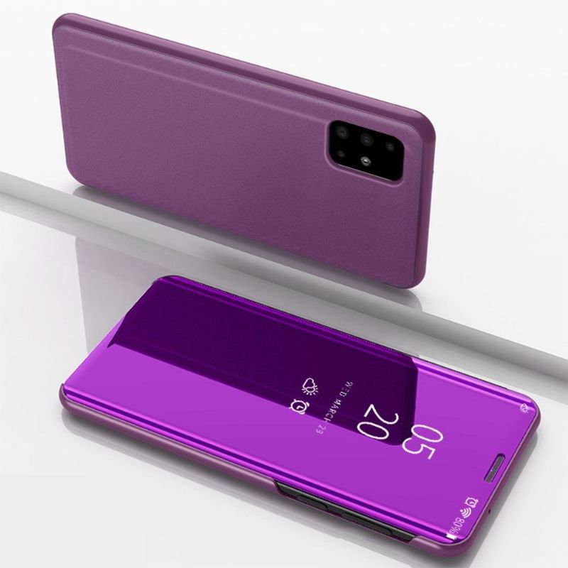 Kryt Na Samsung Galaxy A71 Flipové Pouzdro Zrcadlový Efekt