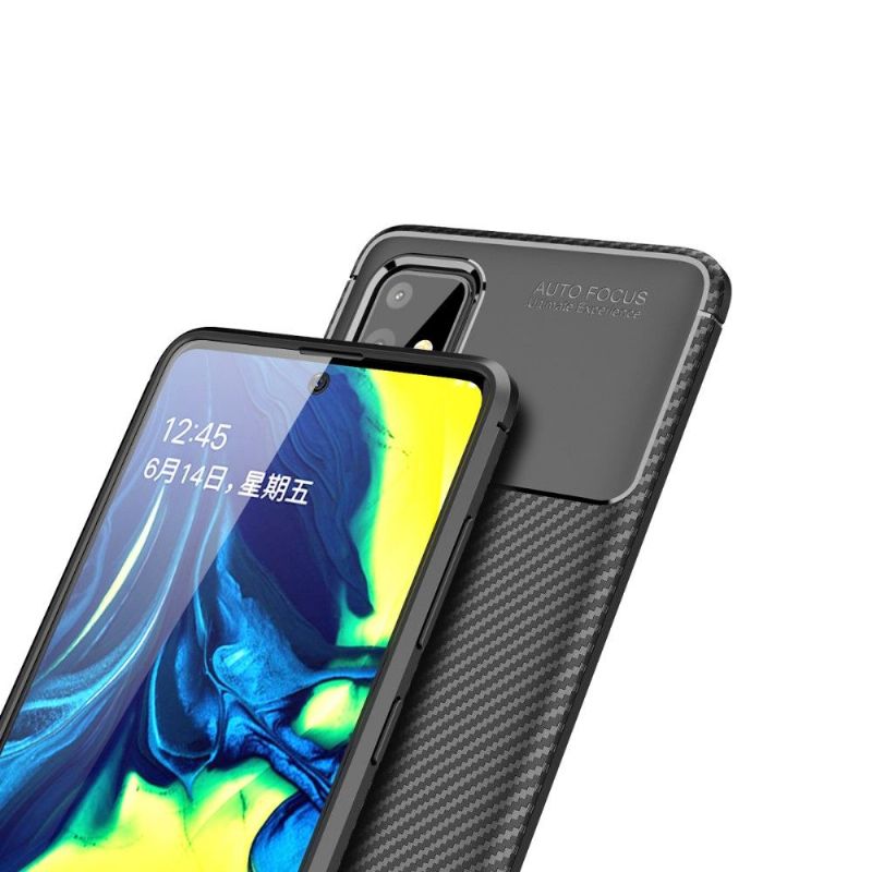 Kryt Na Samsung Galaxy A71 Gel Ve Stylu Uhlíkových Vláken