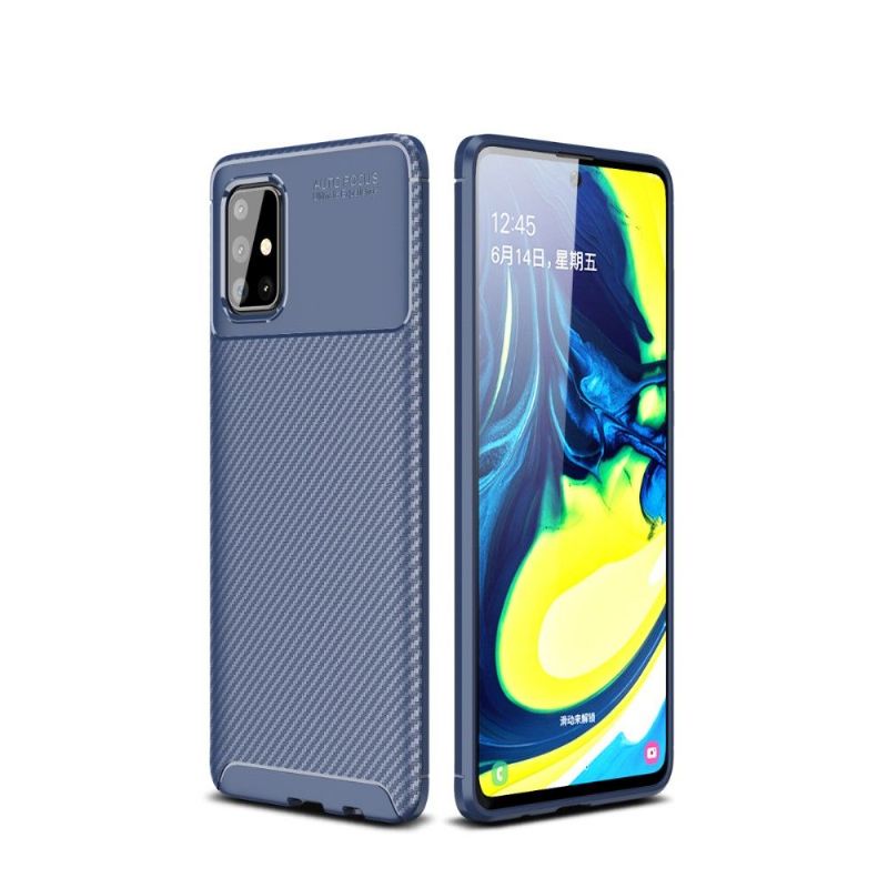 Kryt Na Samsung Galaxy A71 Gel Ve Stylu Uhlíkových Vláken