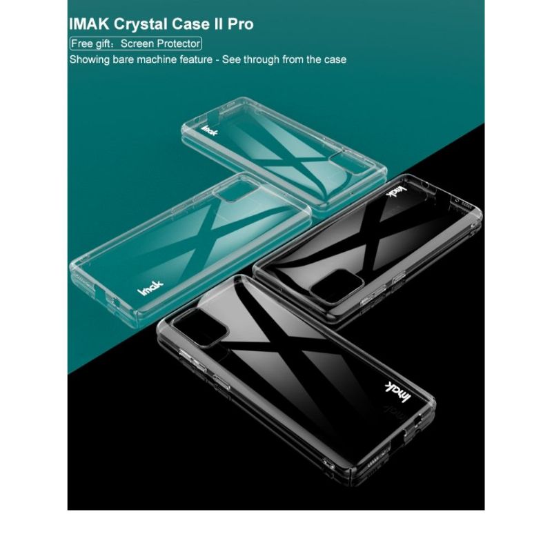 Kryty Na Mobil Na Samsung Galaxy A71 Imak Transparent + Ochranná Fólie