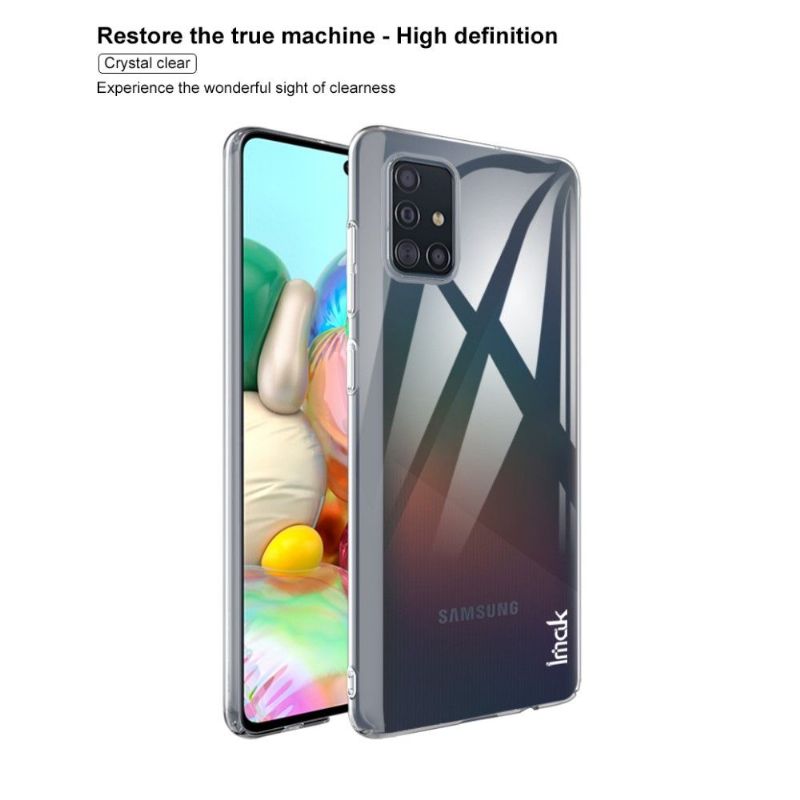 Kryty Na Mobil Na Samsung Galaxy A71 Imak Transparent + Ochranná Fólie