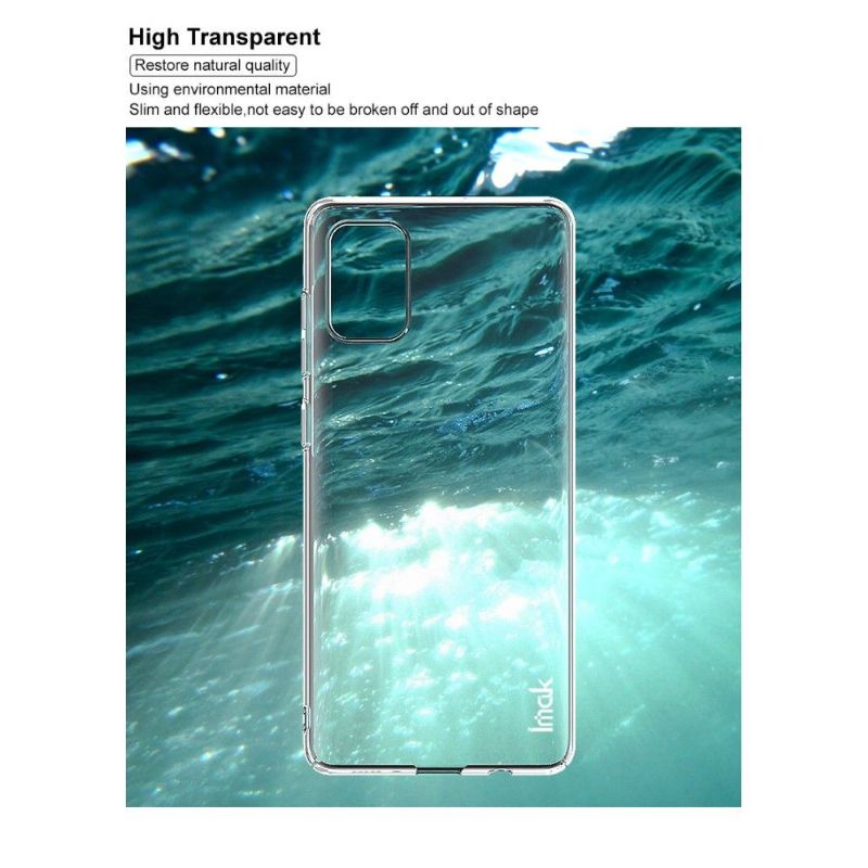 Kryty Na Mobil Na Samsung Galaxy A71 Imak Transparent + Ochranná Fólie