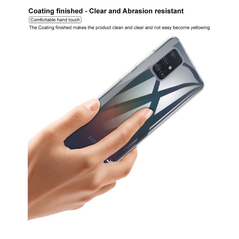 Kryty Na Mobil Na Samsung Galaxy A71 Imak Transparent + Ochranná Fólie
