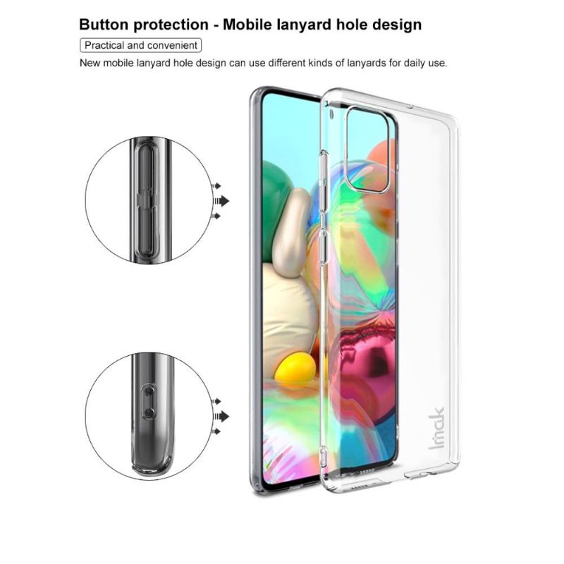 Kryty Na Mobil Na Samsung Galaxy A71 Imak Transparent + Ochranná Fólie