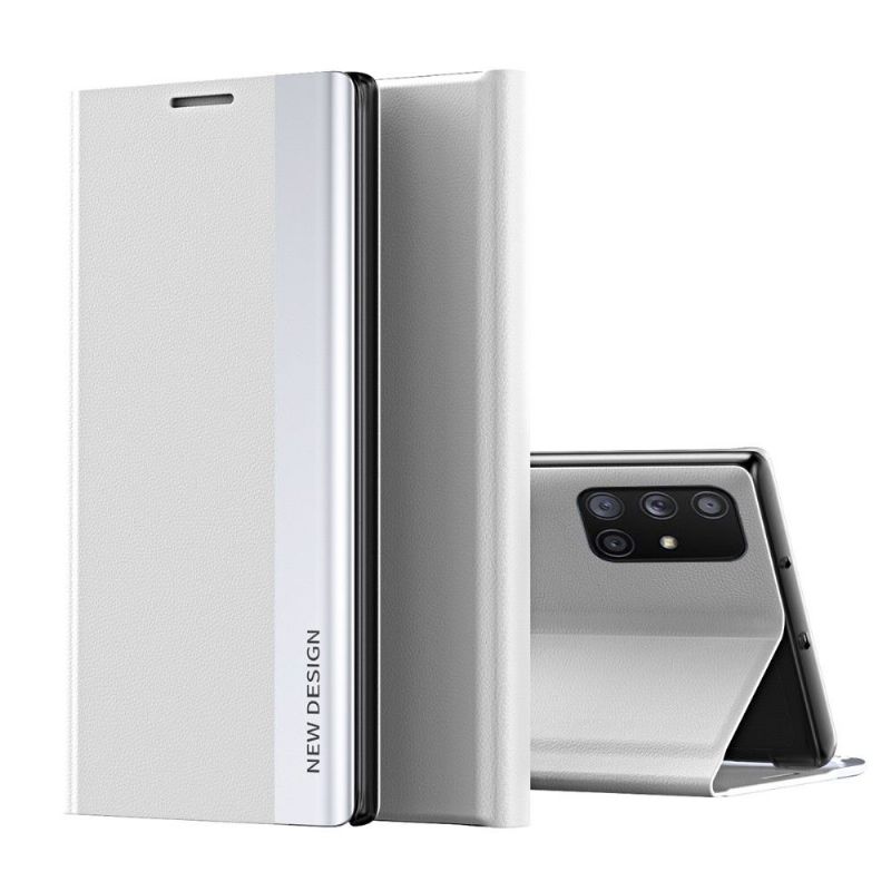 Pouzdra Na Samsung Galaxy A71 Obchodní Magnet S Koženým Efektem