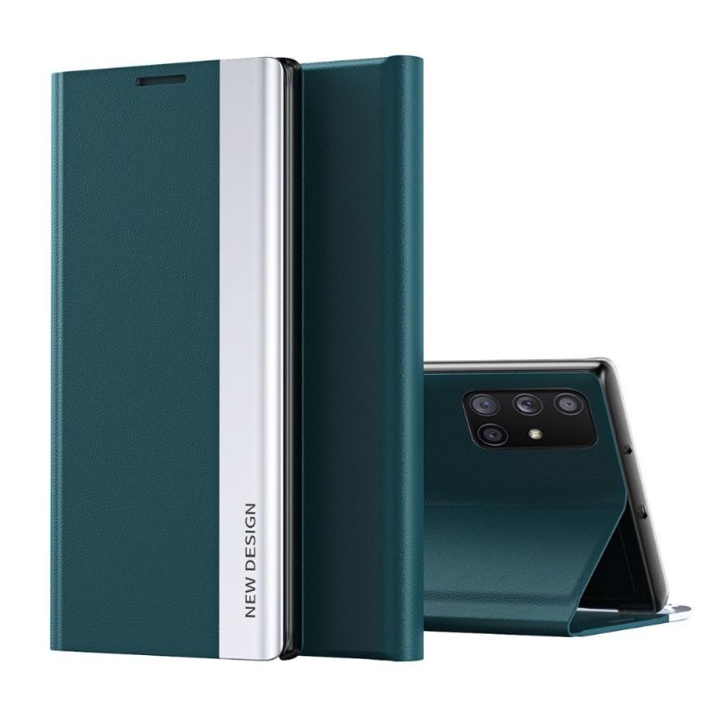Pouzdra Na Samsung Galaxy A71 Obchodní Magnet S Koženým Efektem