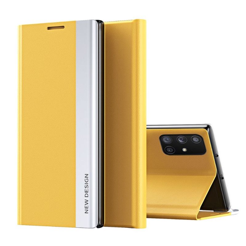 Pouzdra Na Samsung Galaxy A71 Obchodní Magnet S Koženým Efektem