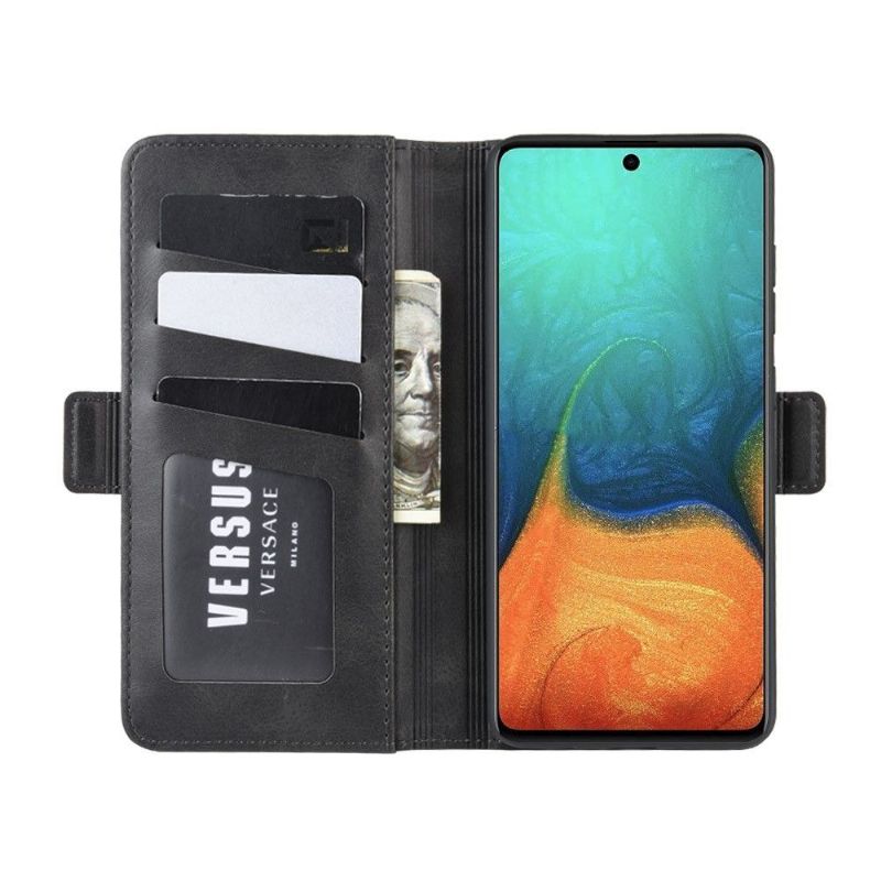 Pouzdra Na Samsung Galaxy A71 Peněženkové Pouzdro Matný Kryt Z Umělé Kůže