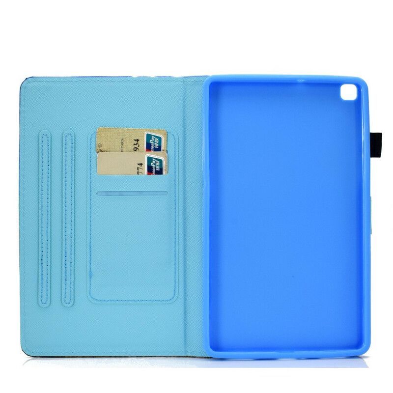 Flipové Pouzdro Na Samsung Galaxy Tab A7 Lite Duhoví Motýli