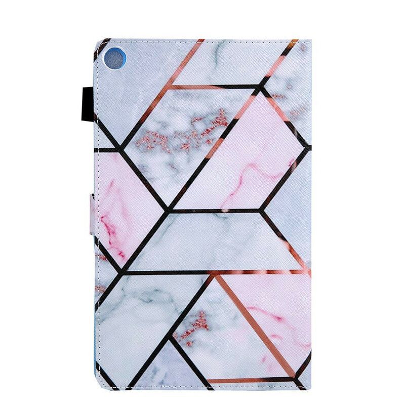 Flipové Pouzdro Na Samsung Galaxy Tab A7 Lite Geometrický Mramor