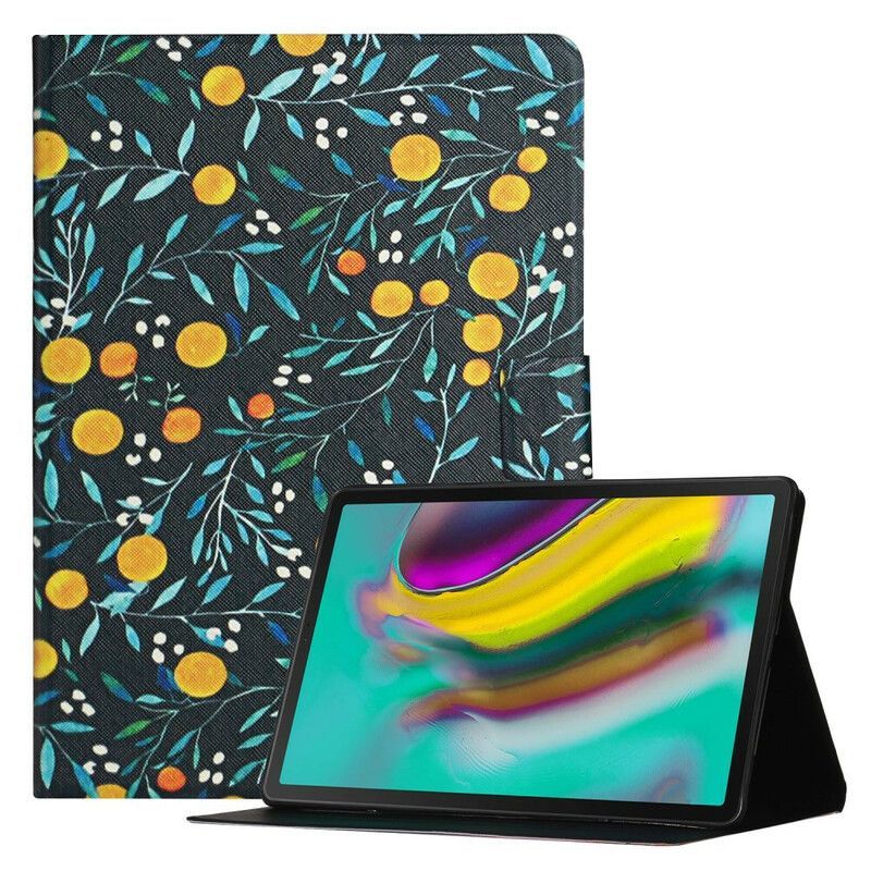 Flipové Pouzdro Na Samsung Galaxy Tab A7 Lite Květiny Květiny Květiny