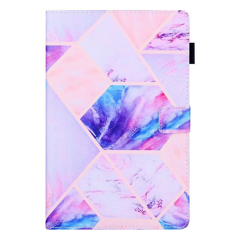 Flipové Pouzdro Na Samsung Galaxy Tab A7 Lite Návrh Mramorové Geometrie