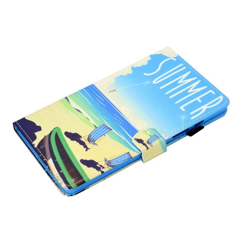 Flipové Pouzdro Na Samsung Galaxy Tab A7 Lite Pláž