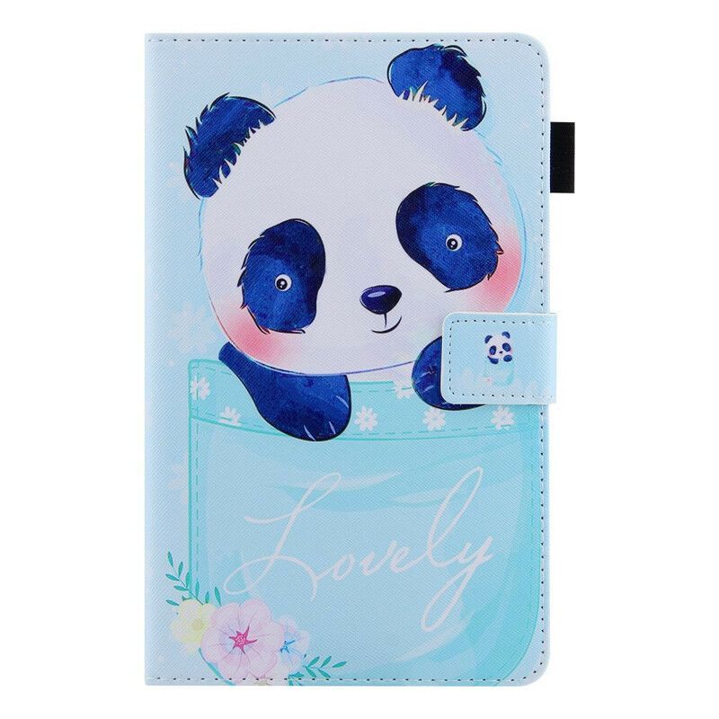 Flipové Pouzdro Na Samsung Galaxy Tab A7 Lite Roztomilá Panda