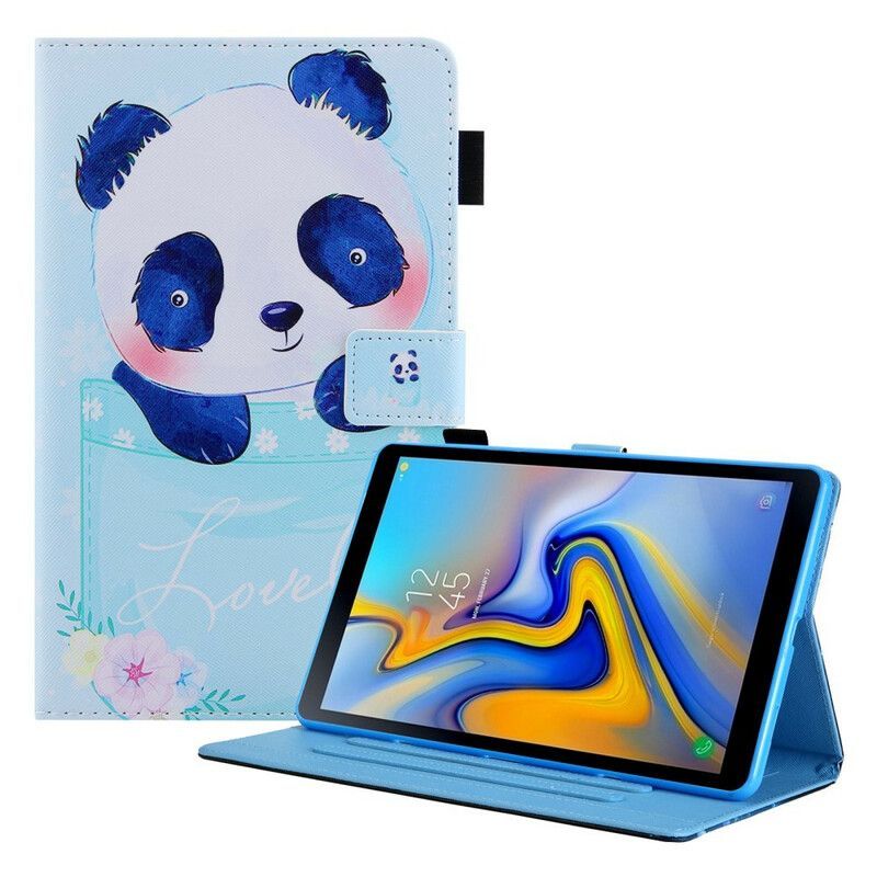 Flipové Pouzdro Na Samsung Galaxy Tab A7 Lite Roztomilá Panda