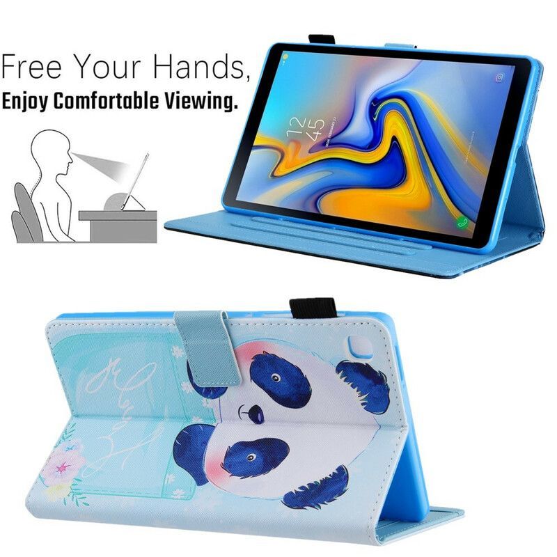 Flipové Pouzdro Na Samsung Galaxy Tab A7 Lite Roztomilá Panda