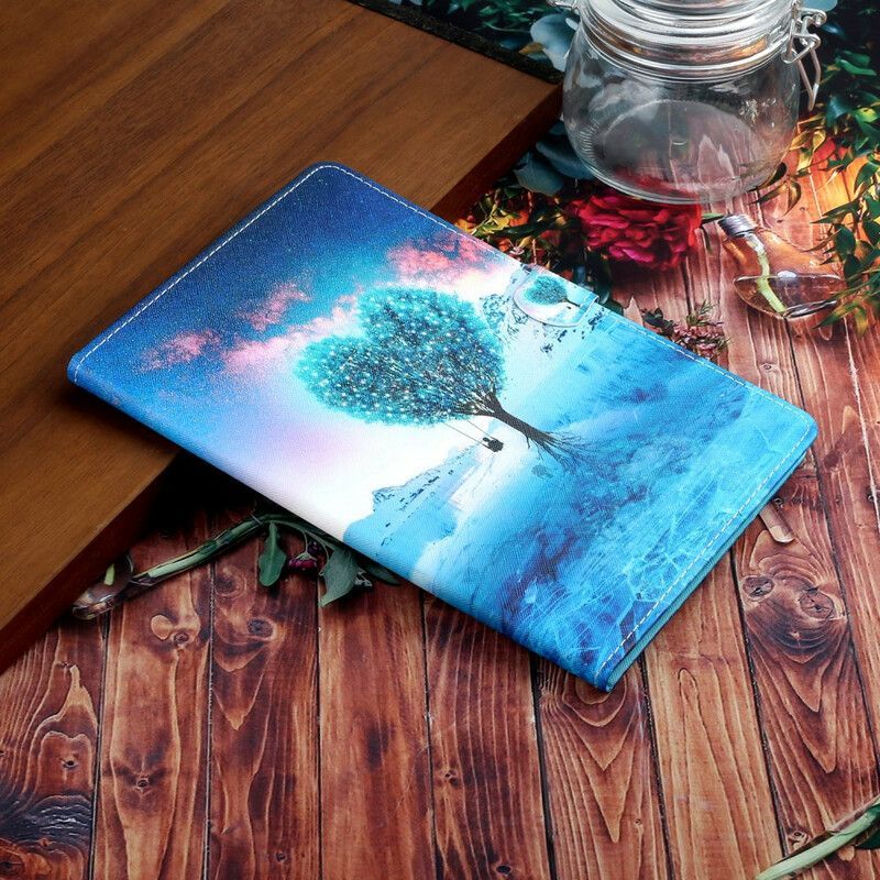 Flipové Pouzdro Na Samsung Galaxy Tab A7 Lite Srdce Stromu