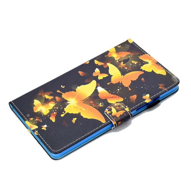 Flipové Pouzdro Na Samsung Galaxy Tab A7 Lite Unikátní Motýli
