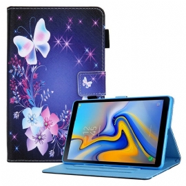 Flipové Pouzdro Na Samsung Galaxy Tab A7 Lite Více Motýlů