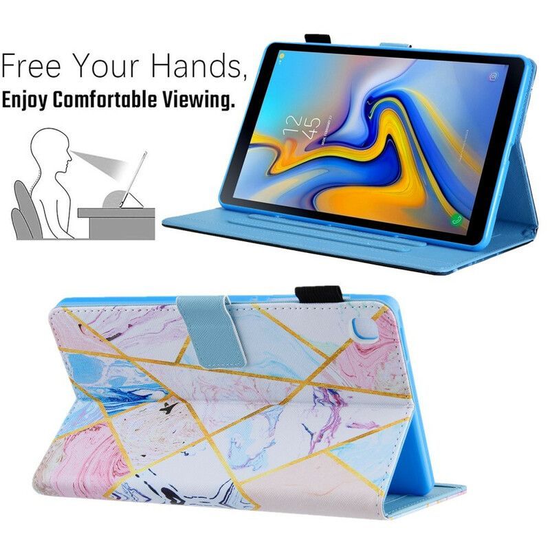 Flipové Pouzdro Na Samsung Galaxy Tab A7 Lite Vliv Mramoru