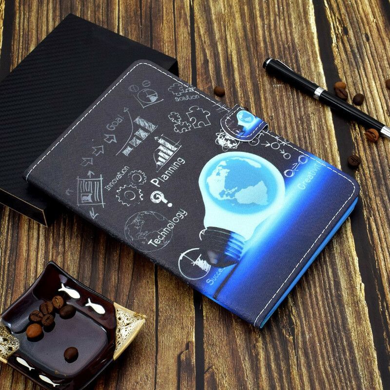 Kožené Pouzdro Na Samsung Galaxy Tab A7 Lite Brainstorming