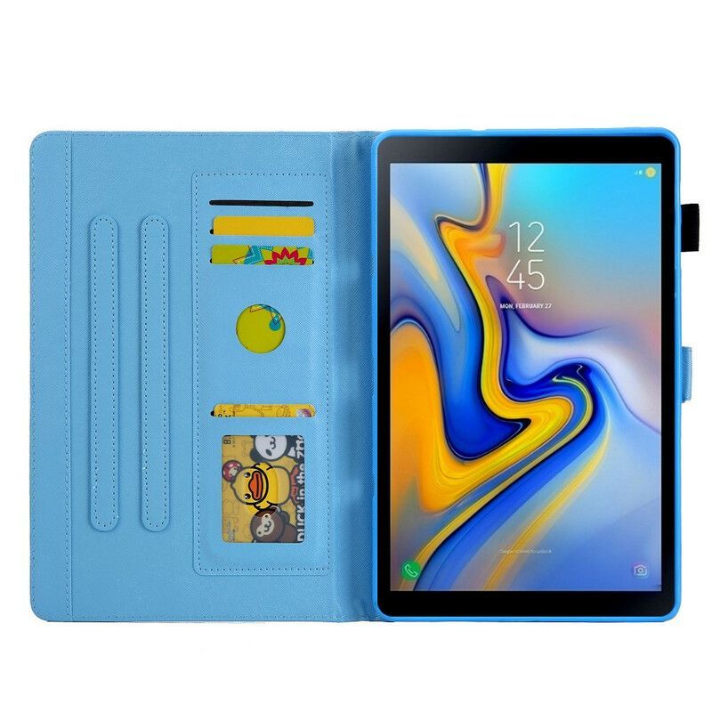 Kožené Pouzdro Na Samsung Galaxy Tab A7 Lite Flitry Prvek